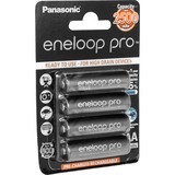 Panasonic eneloop pro AA 2500 mAh, Akku schwarz, 4 Stück