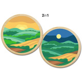 Ravensburger CreArt Wooden - Hügel, Malen 