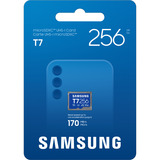 Samsung T7 microSDXC 256 GB, Speicherkarte blau