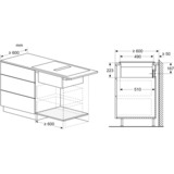 Siemens ED811FQ15E iQ500, Autarkes Kochfeld schwarz, mit integriertem Dunstabzug