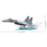 Sluban ModelBricks Shenyang J-15 Kampfjet, Konstruktionsspielzeug 