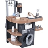 Smoby Rowenta Haushalts-Set Waschküche, Kinderhaushaltsgerät braun/dunkelgrau