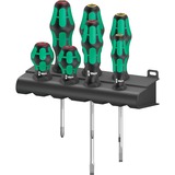 Wera 300/7 Mix 1 Schraubendreher-Satz Kraftform Plus schwarz/grün, 7-teilig, Lasertip