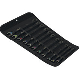 Wera 6000 Joker Black Edition 11 Set 1, 11-teilig, Schraubenschlüssel schwarz, Ringratschenschlüssel mit Haltefunktion