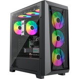 Xilence XILENT X X912.ARGB, Tower-Gehäuse schwarz, Tempered Glass