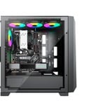 Xilence XILENT X X912.ARGB, Tower-Gehäuse schwarz, Tempered Glass