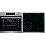 AEG HC3013MS31, Herdset edelstahl/schwarz