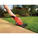 BLACK+DECKER Akku-Grasschere GSL200, 3,6Volt orange, Li-Ion-Akku 1,3Ah