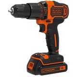 BLACK+DECKER Akku-Schlagbohrschrauber BDCHD18KB, 18Volt schwarz/orange, 2x Li-Ionen Akku 1,5Ah, Koffer