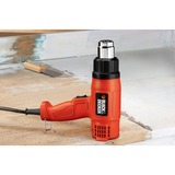 BLACK+DECKER Heißluftgebläse KX1650 orange, 1750 Watt