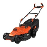 BLACK+DECKER Rasenmäher BEMW471BH-QS, 38cm orange/schwarz, 1.600 Watt