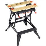BLACK+DECKER Workmate WM550, Werkbank schwarz/braun
