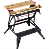 BLACK+DECKER Workmate WM825, Werkbank schwarz/braun