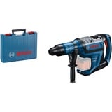 Bosch Akku-Bohrhammer BITURBO GBH 18V-45 C Professional solo blau/schwarz, ohne Akku und Ladegerät, Bluetooth Modul, im Koffer