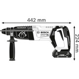 Bosch Akku-Bohrhammer GBH 18V-26 D Professional solo, 18Volt blau/schwarz, ohne Akku und Ladegerät