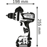 Bosch Akku-Bohrschrauber GSR 18V-110 C Professional, 18Volt blau/schwarz, 2x Akku ProCORE18V 4,0Ah, L-BOXX