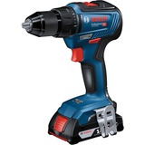 Bosch Akku-Bohrschrauber GSR 18V-55 Professional, 18Volt blau/schwarz, 2x Li-Ion Akku ProCORE18V 4,0Ah, L-BOXX