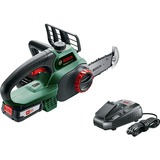 Bosch Akku-Kettensäge UniversalChain 18, 18Volt, Elektro-Kettensäge grün/schwarz, Li-Ionen Akku 2,5Ah, POWER FOR ALL ALLIANCE