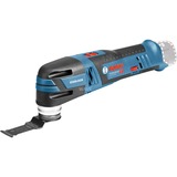 Bosch Akku-Multi-Cutter GOP 12V-28 Professional, 12Volt, Multifunktions-Werkzeug blau/schwarz, L-BOXX, 2x Li-Ionen Akku 3Ah