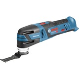 Bosch Akku-Multi-Cutter GOP 12V-28 Professional, Multifunktions-Werkzeug blau/schwarz, ohne Akku und Ladegerät, L-BOXX
