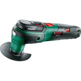 Bosch Akku-Multifunktions-Werkzeug UniversalMulti 12, 12Volt grün/schwarz, Koffer, Li-Ionen Akku 2,5Ah