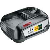 Bosch Akku PBA 18V 2.5Ah W-B schwarz, POWER FOR ALL ALLIANCE