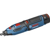 Bosch Akku-Rotationswerkzeug GRO 12V-35 Professional, Multifunktions-Werkzeug blau/schwarz, 2x Li-Ionen-Akku 2,0 Ah, L-BOXX