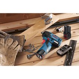 Bosch Akku-Schlagschrauber GDS 12V-115 Professional, 12Volt blau/schwarz, 2x Li-Ionen Akku 3,0Ah, in L-BOXX