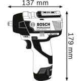 Bosch Akku-Schlagschrauber GDS 12V-115 Professional solo, 12Volt blau/schwarz, ohne Akku und Ladegerät