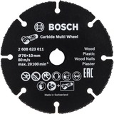 Bosch Akku-Winkelschleifer GWS 12V-76 Professional, 12Volt blau/schwarz, 2x Li-Ionen Akku 3,0Ah, in L-BOXX