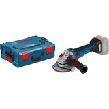 Bosch Akku-Winkelschleifer GWS 18V-10 SC Professional blau/schwarz, ohne Akku und Ladegerät, in L-BOXX