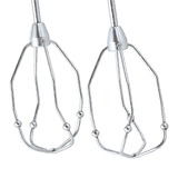 Bosch Home FineCreamer Besen MFZ4020, Quirl weiß/edelstahl, für Handmixer MFQ3, MFQ4