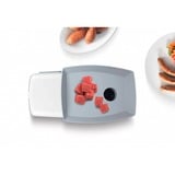Bosch Home Fleischwolf ProPower MFW45020 weiß/grau, 500 Watt, Wurstfüller- und Kebbe-Aufsatz