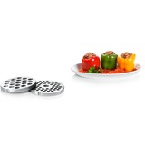 Bosch Home Fleischwolf ProPower MFW45020 weiß/grau, 500 Watt, Wurstfüller- und Kebbe-Aufsatz