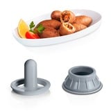 Bosch Home Fleischwolf ProPower MFW67440 silber/schwarz, 700 Watt, Schnitzler-, Wurstfüller- und Kebbe-Aufsatz