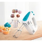 Bosch Home Handmixer CleverMixx FUN MFQ2210D weiß/türkis, 375 Watt