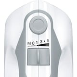 Bosch Home Handmixer ErgoMixx MFQ36440 weiß/grau, 450 Watt, mit Mixfuß und Becher