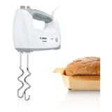 Bosch Home Handmixer ErgoMixx MFQ36440 weiß/grau, 450 Watt, mit Mixfuß und Becher