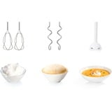 Bosch Home Handmixer ErgoMixx MFQ36440 weiß/grau, 450 Watt, mit Mixfuß und Becher