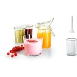 Bosch Home Handmixer ErgoMixx MFQ36440 weiß/grau, 450 Watt, mit Mixfuß und Becher