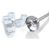 Bosch Home Handmixer-Set Styline MFQ4080 weiß/silber, 500 Watt, mit Zerkleinerer und Edelstahlmixfuß