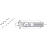 Bosch Home Handmixer Styline MFQ4030 weiß/silber, 500 Watt