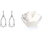 Bosch Home Handmixer Styline MFQ4030 weiß/silber, 500 Watt
