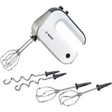 Bosch Home Handmixer Styline MFQ4835DE weiß/silber, 575 Watt, 2 Paare Rührbesen "FineCreamer"