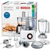 Bosch Home Kompakt-Küchenmaschine MultiTalent 8 weiß, 1.000 Watt