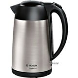 Bosch Home Wasserkocher DesignLine TWK3P420 edelstahl/schwarz, 1,7 Liter