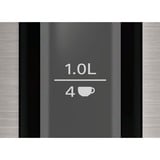 Bosch Home Wasserkocher DesignLine TWK3P420 edelstahl/schwarz, 1,7 Liter