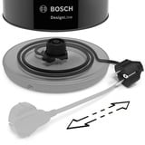 Bosch Home Wasserkocher DesignLine TWK3P423 schwarz, 1,7 Liter