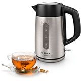 Bosch Home Wasserkocher DesignLine TWK4P440 edelstahl/schwarz, 1,7 Liter