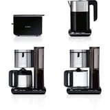 Bosch Home Wasserkocher Styline TWK 8613 P schwarz/silber, 1,5 Liter